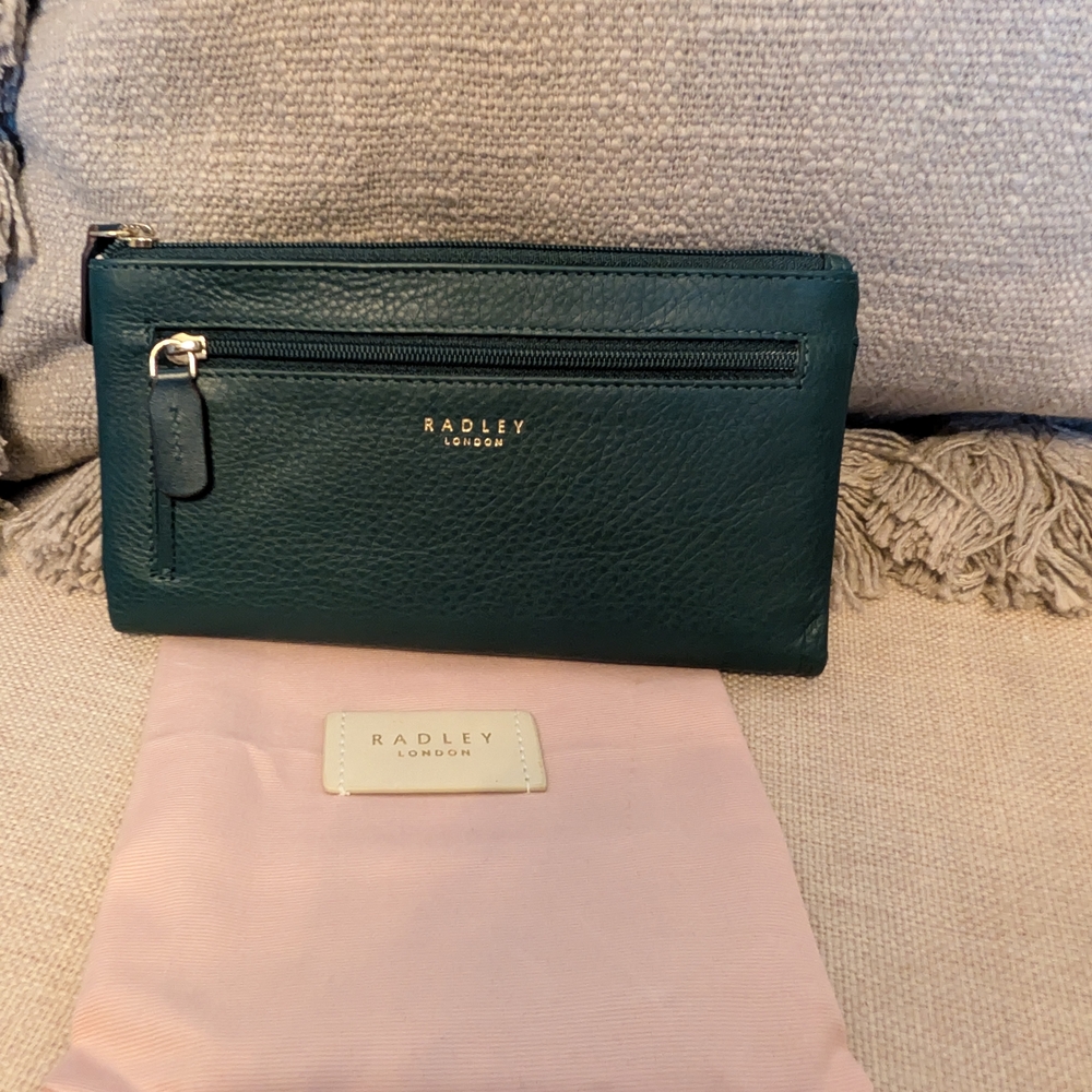 Radley London Teal Leather Wallet - Picture 3 of 4